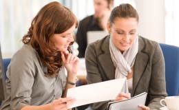 Business meeting – group of people in office